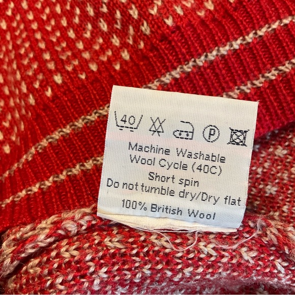 Wool Overs 100% British Wool Knit Pullover Sweater XL - Picture 7 of 8